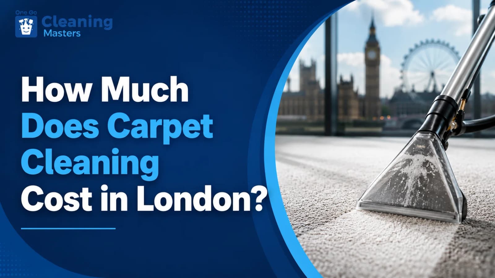 Carpet cleaning in London starts from £35 with OneGo Cleaning Masters. See bedroom, living room, stairs, hallway, rug and sofa prices.