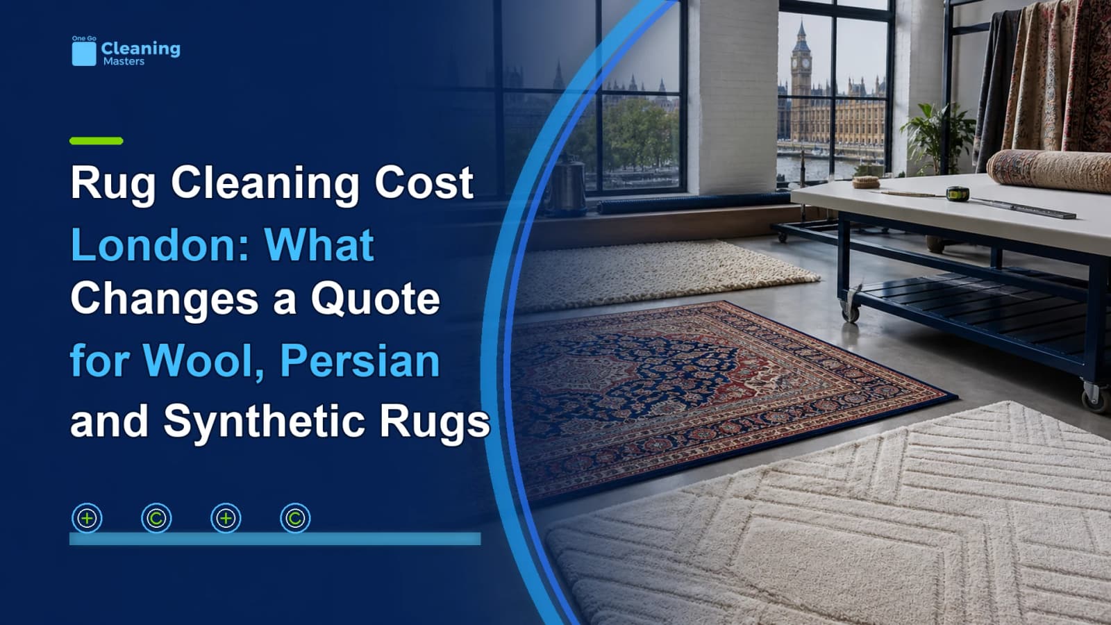 Rug cleaning cost London guide with wool Persian and synthetic rugs