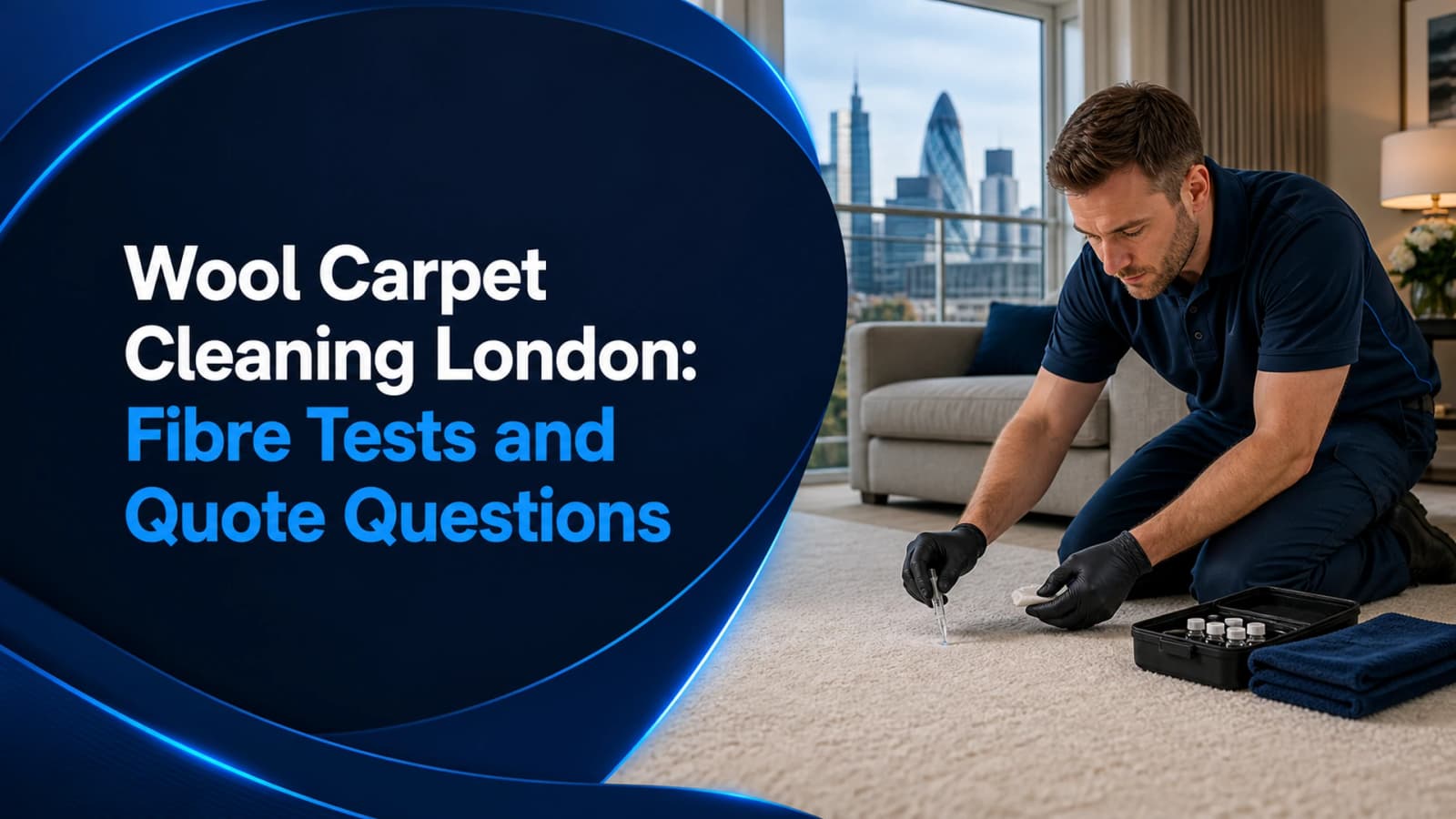Wool carpet cleaning London fibre tests and quote questions