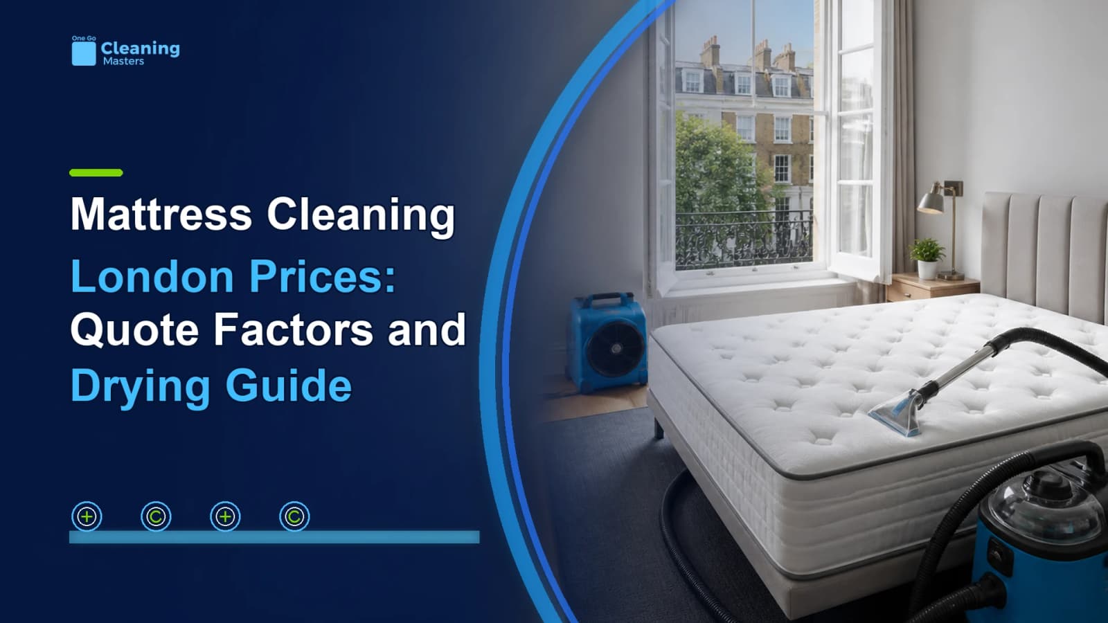 Mattress cleaning London prices quote factors and drying guide in a London bedroom