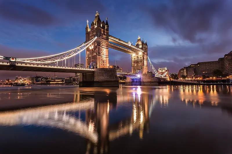 Tower Bridge in Southwark, London