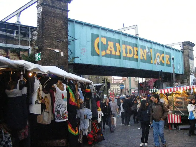 Camden Market in Camden, London