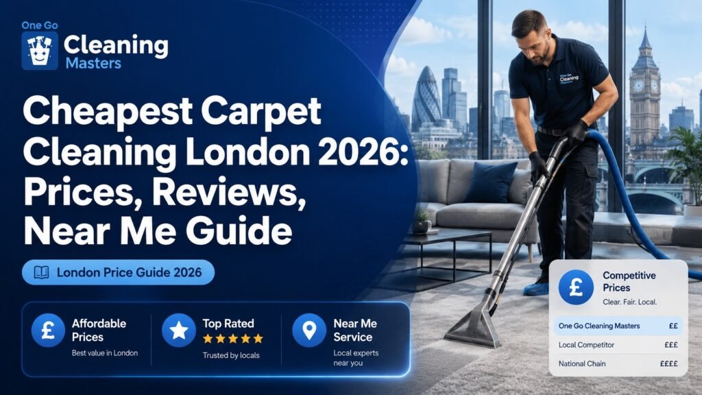Cheapest carpet cleaning London 2026 prices guide for a clean modern London home