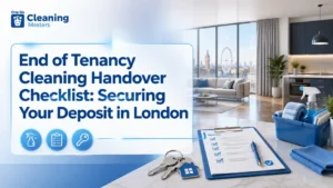 Use this professional end of tenancy cleaning handover checklist to secure your deposit. Avoid common disputes with London landlords and inventory
