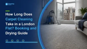 Carpet cleaning drying time London guide in a bright modern flat